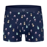 A-dam Underwear Heren Boxer Blauw dessin