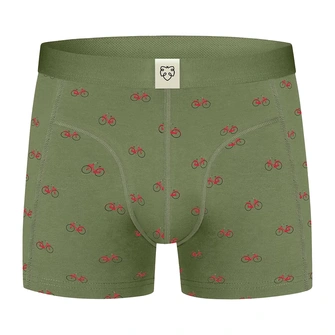 A-dam Underwear Heren Boxer Rood dessin
