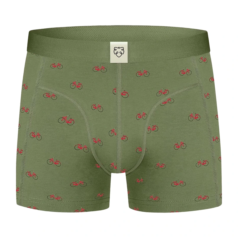 A-dam Underwear Heren Boxer Rood dessin