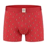 A-dam Underwear Heren Boxer Sharky Rood dessin