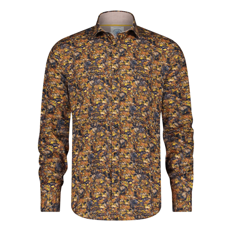 A Fish Named Fred Heren shirt 29.004_502 Oranje