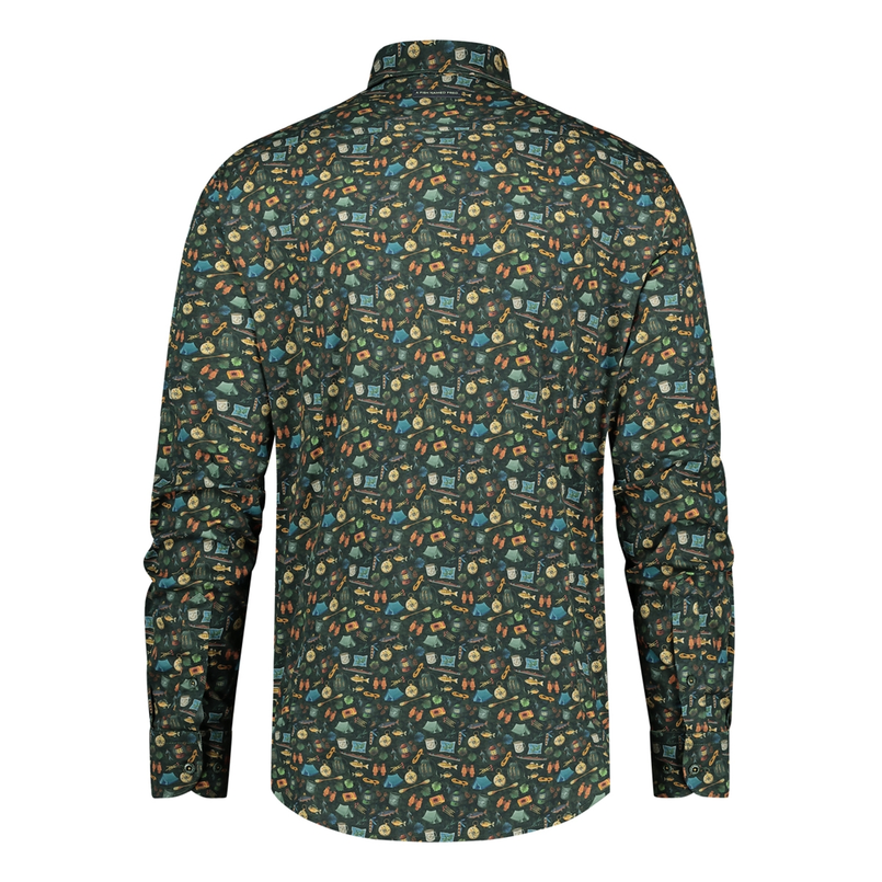 A Fish Named Fred Heren shirt 29.005_309 Groen