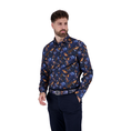 A Fish Named Fred Heren shirt 29.013_604 Navy