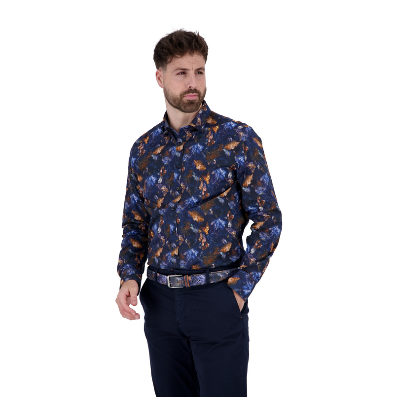 A Fish Named Fred Heren shirt 29.013_604 Navy