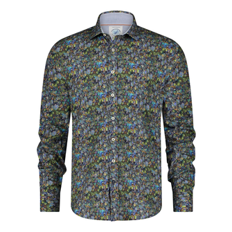 A Fish Named Fred Heren shirt 29.014_302 Groen