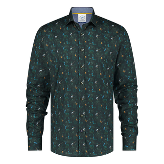 A Fish Named Fred Heren shirt 29.028_309 Groen