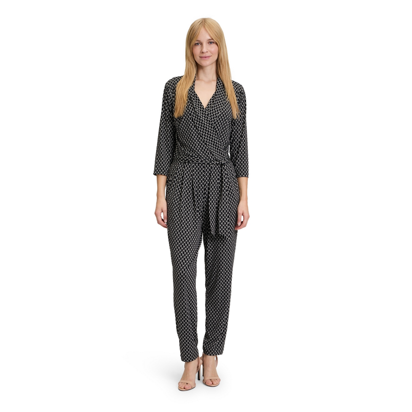 Betty Barclay Dames Jumpsuit 68202742 Zwart dessin