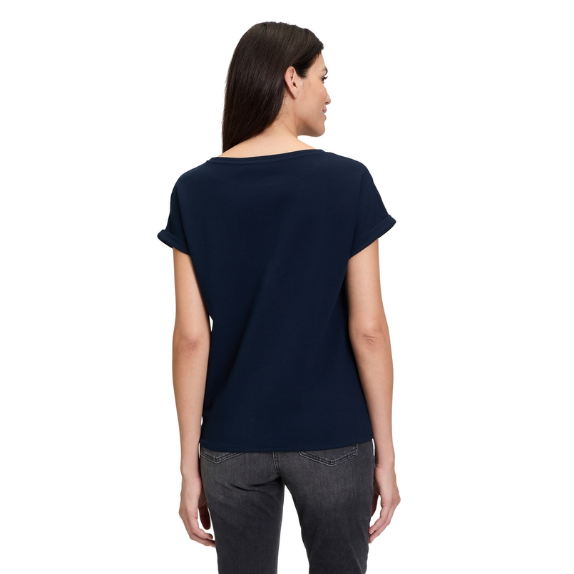 Betty Barclay Dames T-shirt 21402781 Navy