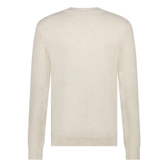 Blue Industry Heren Pullover KBIW24-M10 Off-white