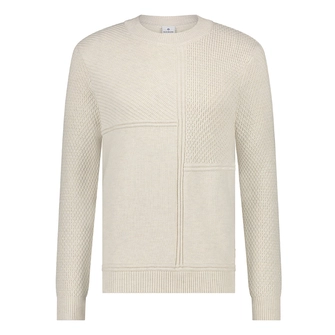 Blue Industry Heren Pullover KBIW24-M10 Off-white