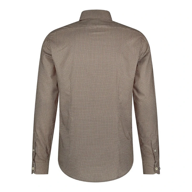 Blue Industry Heren shirt 4211.42 Middenbruin