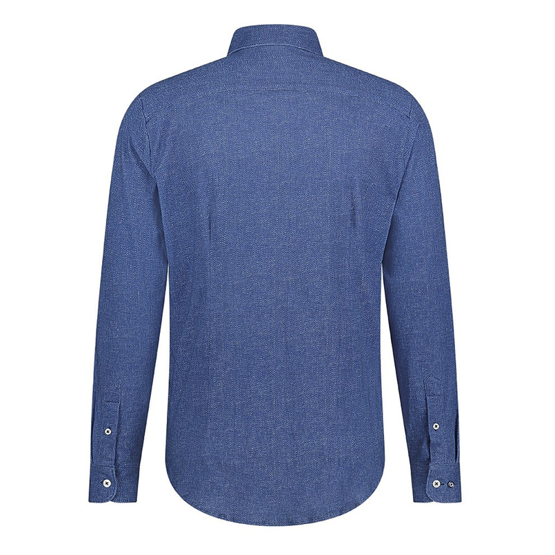 Blue Industry Heren Shirt 4215.42 Kobalt