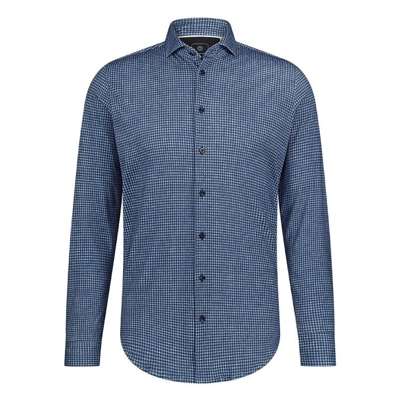 Blue Industry Heren shirt 4223.42 Kobalt