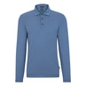 Boss Black Heren Polo Pleins 24 10254565 01 Bleu