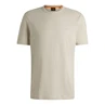 Boss Heren T-shirt 50508243 Beige