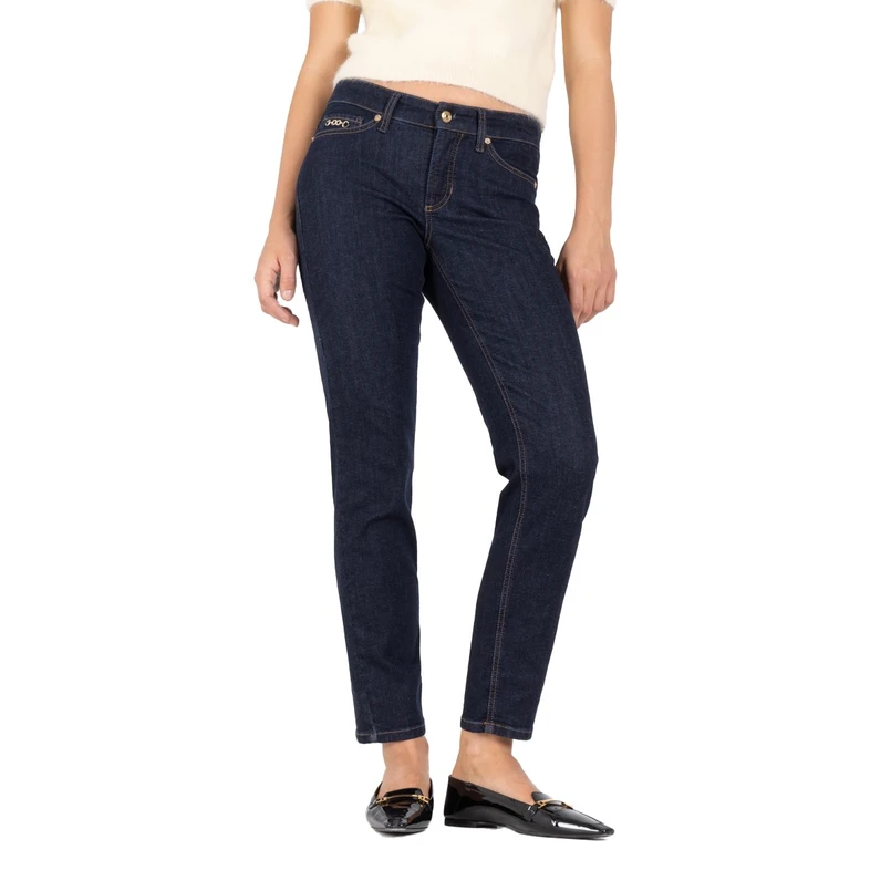 Cambio Dames Pantalon 9157-0027-14piper Dark blue denim