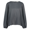 Circle of Trust dames blouse satijn Middengrijs