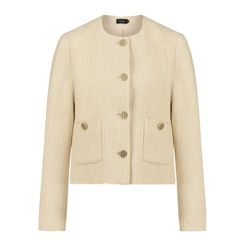 Claudia Strater Dames Blazer Cs24-15522 Beige