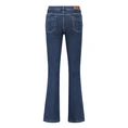 Claudia Strater Dames Flared-broek Cs24-22519 Dark blue denim