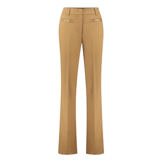 Claudia Strater Dames Pantalon Cs24-21543 Camel