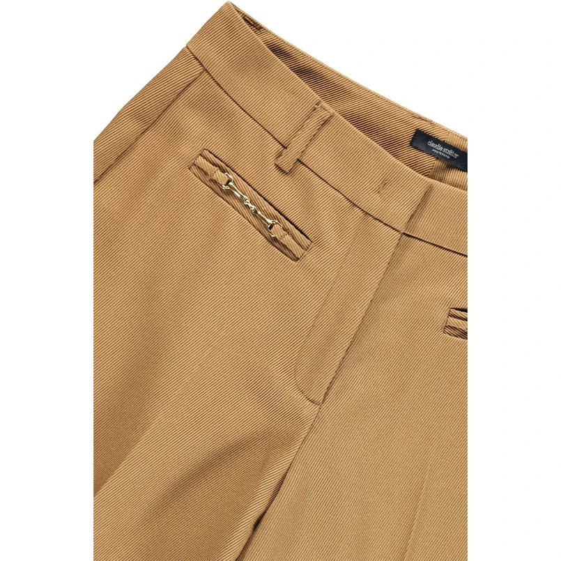 Claudia Strater Dames Pantalon Cs24-21543 Camel