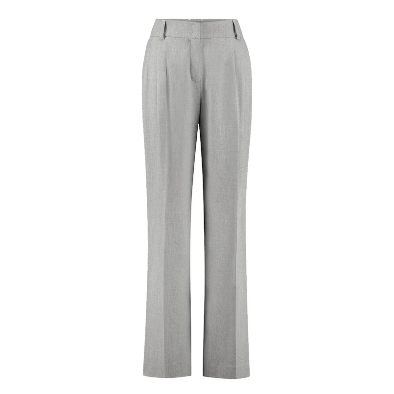 Claudia Strater Dames Pantalon Cs24-21573 Middengrijs