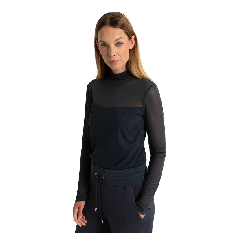 Claudia Strater Dames T-shirt Cs24-13566 Navy