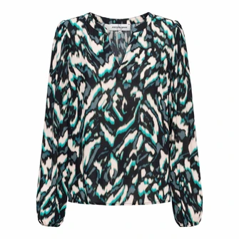 &Co Woman Dames Blouse Bl310 Aqua