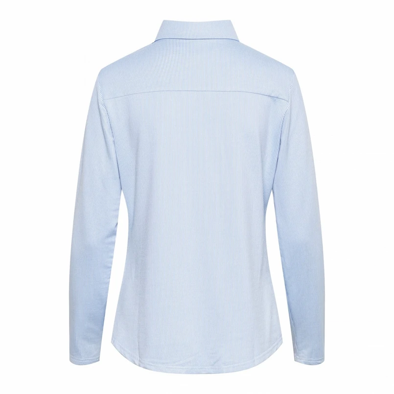 &Co Woman Dames Blouse Bl313 Bleu