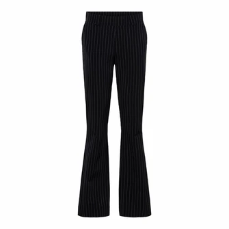 &Co Woman Dames Pantalon Pa327 Zwart dessin