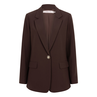 Esqualo Dames Blazer F24.10542 Donkerbruin