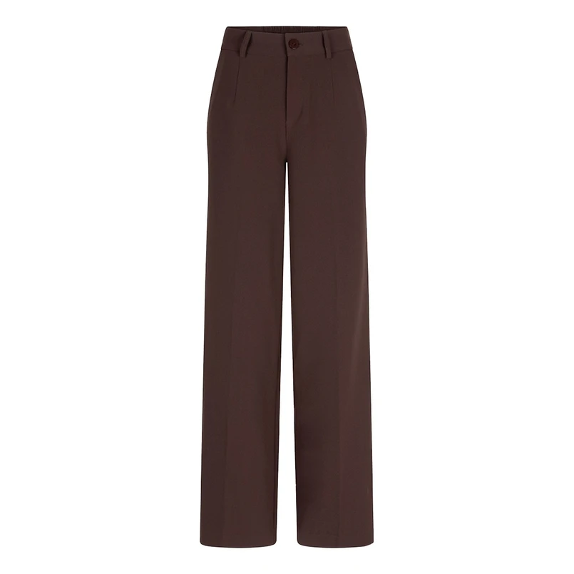 Esqualo Dames Pantalon F24.10547 Donkerbruin