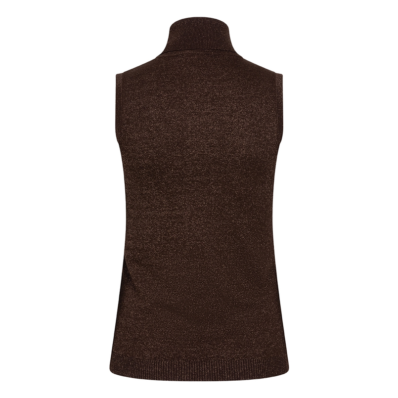 Esqualo Dames Top F24.31500 Donkerbruin