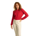 Expresso Dames Blouse Ex24-13067 Rood