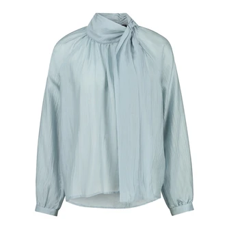 Expresso Dames Blouse Ex24-14061 Bleu