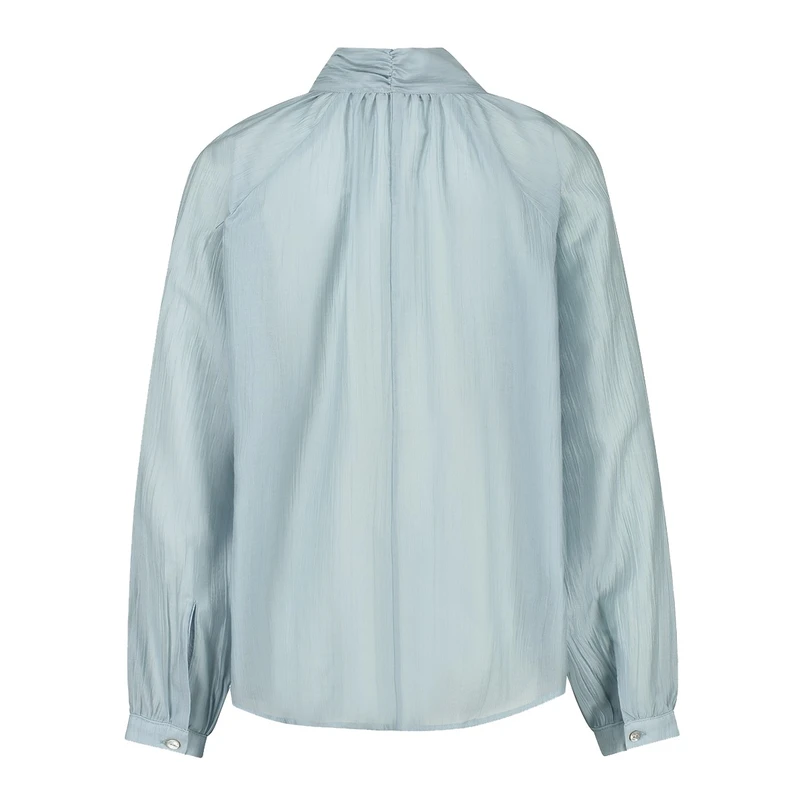 Expresso Dames Blouse Ex24-14061 Bleu