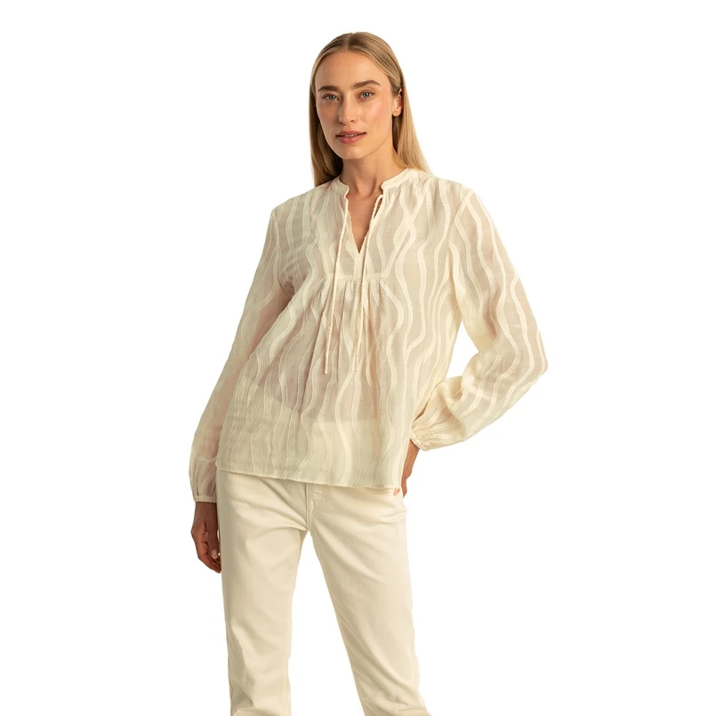 Expresso Dames Blouse Ex24-14071 Off-white