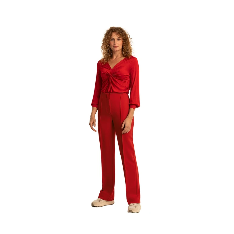 Expresso Dames Pantalon Ex24-21001 Rood