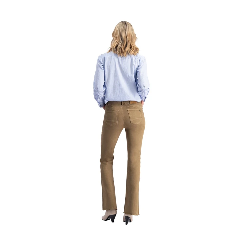 FLOREZ Dames Broek Florez flared Camel