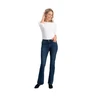 FLOREZ Dames Broek Florez flared Dark blue denim