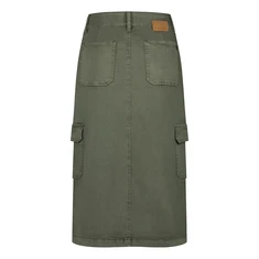 FLOREZ Dames Rok Freddy cargo skirt Olijf