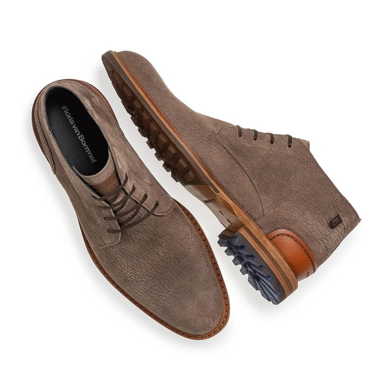 Floris van Bommel Heren Schoenen Sfm-50141-34-02 Donkergrijs