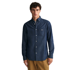 Gant Heren shirt 3000400 Indigo blauw