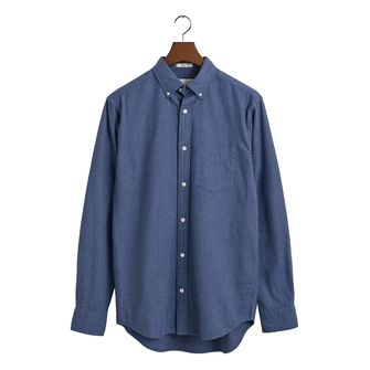 Gant Heren shirt 3230218 Midden blauw