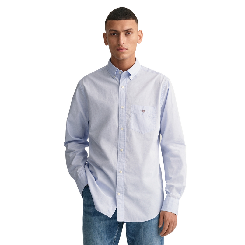 Gant HEREN SHIRT Bleu