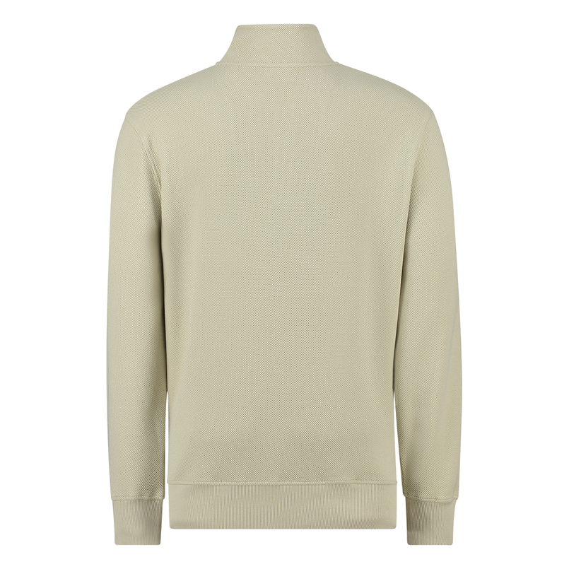 Gant Heren trui Half zip Beige