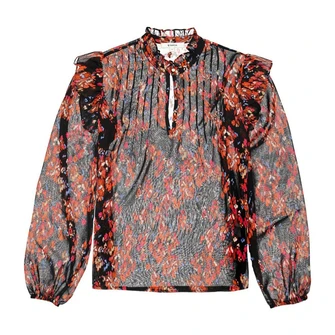 Garcia Dames Blouse U40030 Zwart