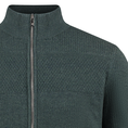 Gardeur Collectie Cardigan with top structuur Groen