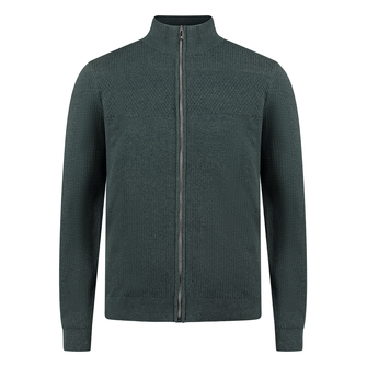 Gardeur Collectie Cardigan with top structuur Groen