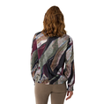 Gardeur Collectie Dames blouse organic print Bordeaux